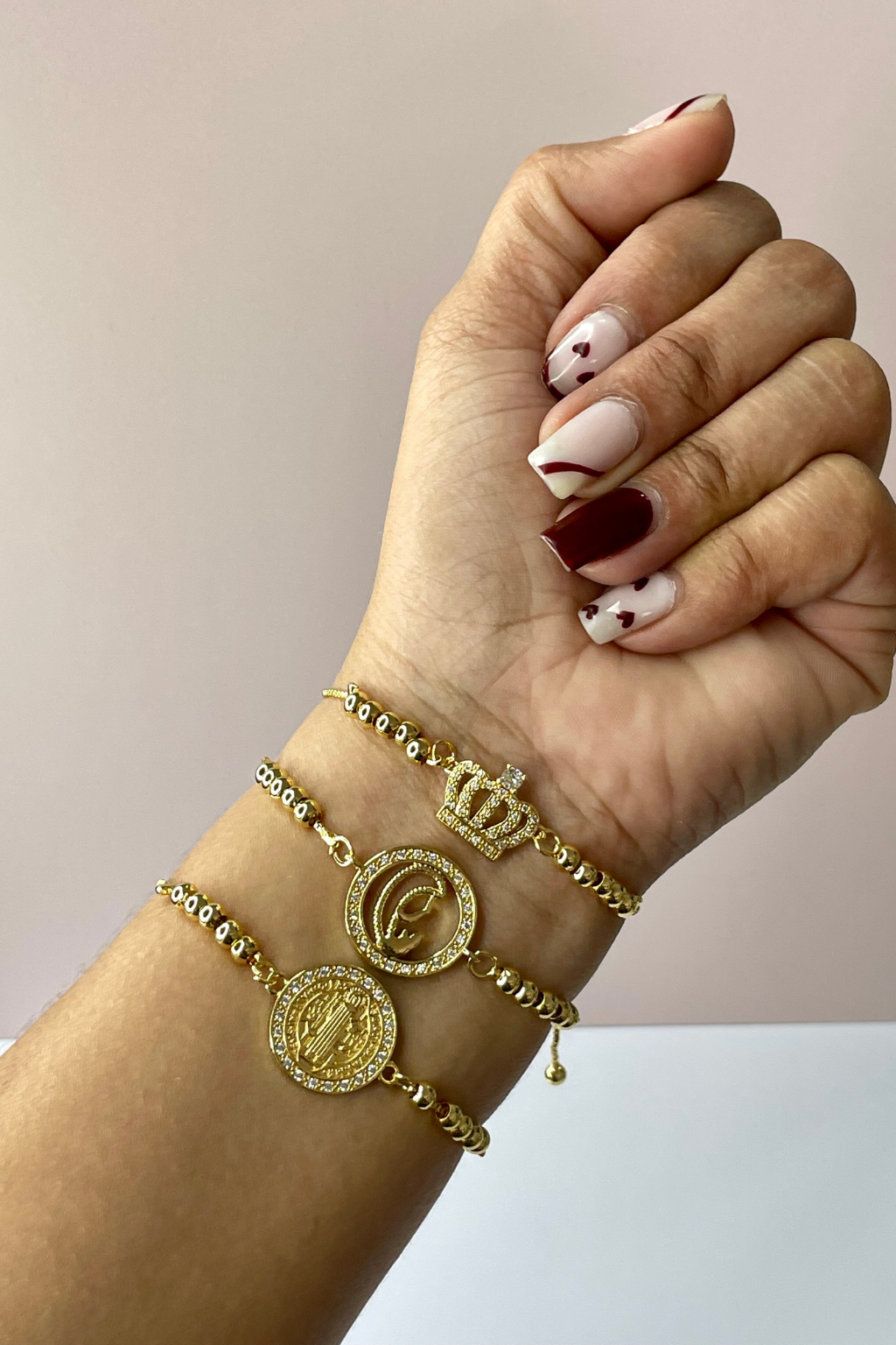 Pulsera corbatín diamantada