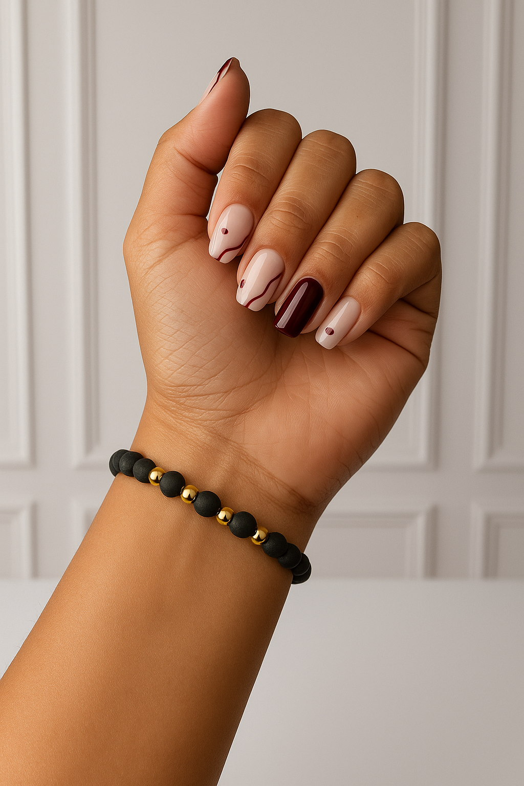 Pulsera oro laminado unisex