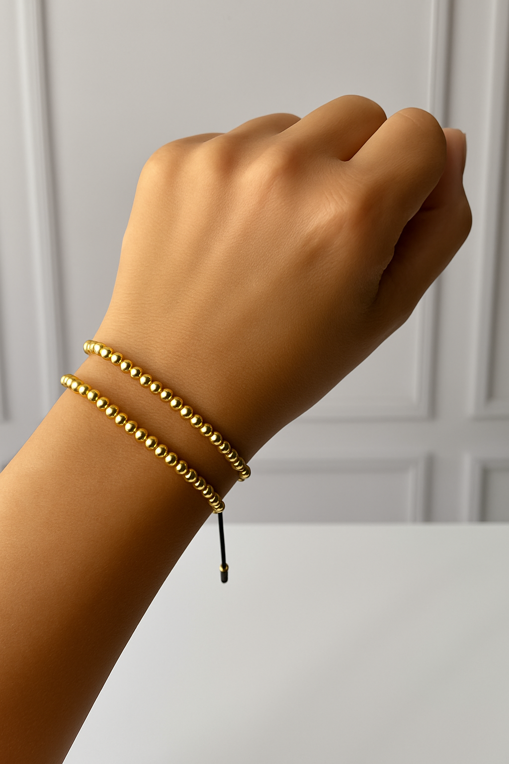 Pulsera oro laminado unisex